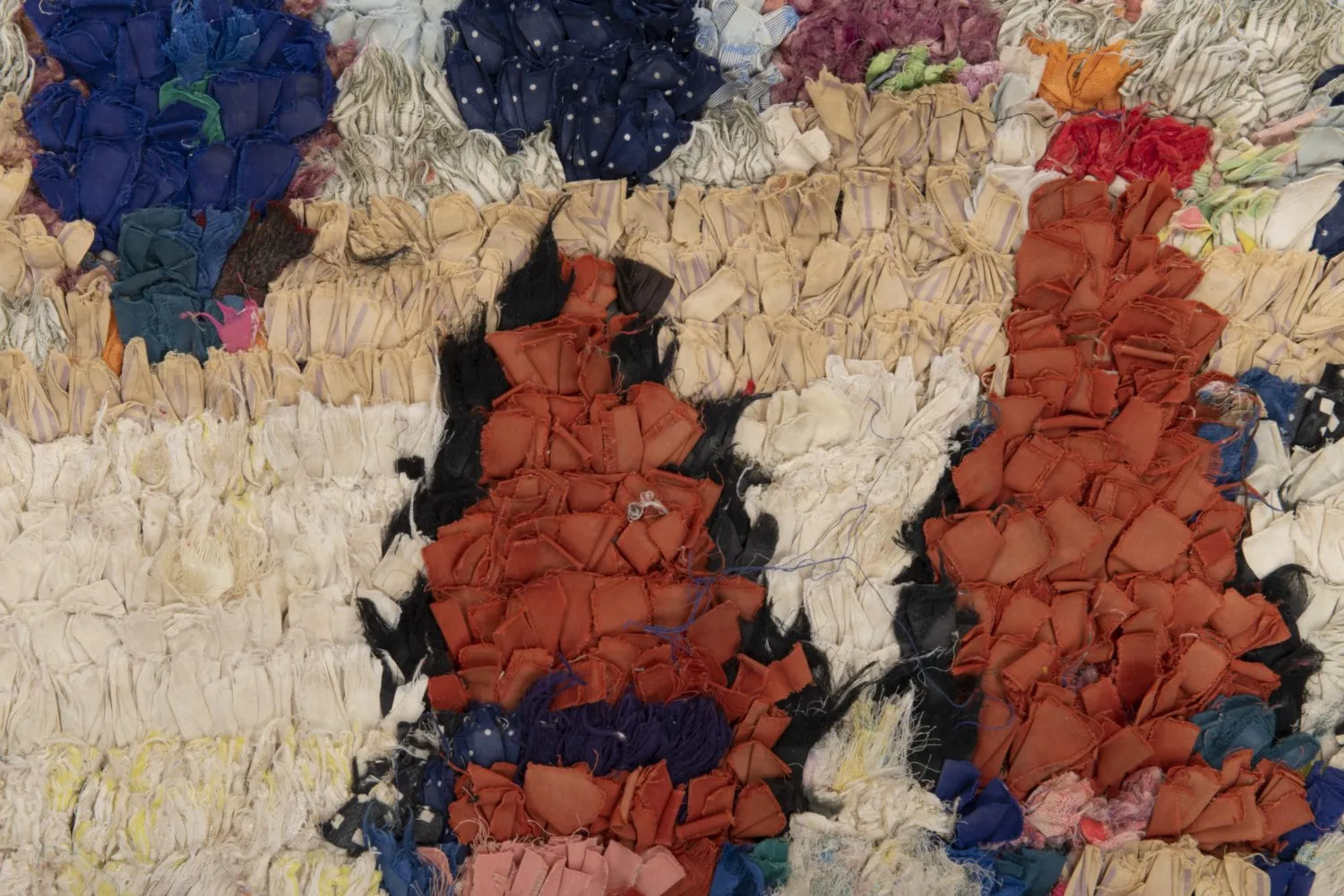 Tappeto Berberi Dal Marocco Boucherouite 220 x 140 cm