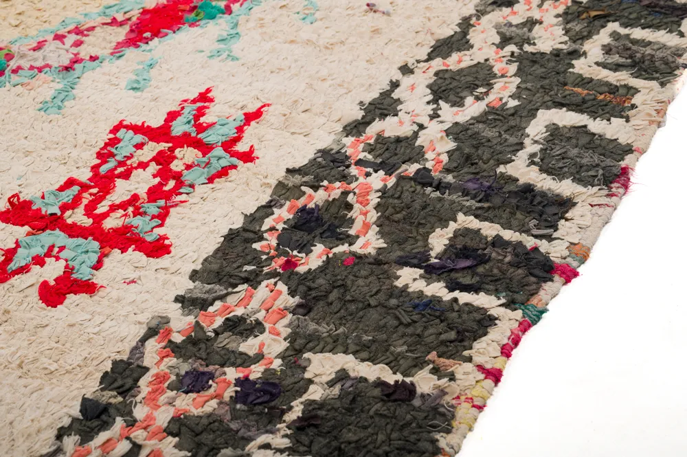 Tappeto Berberi Dal Marocco Boucherouite 270 x 130 cm