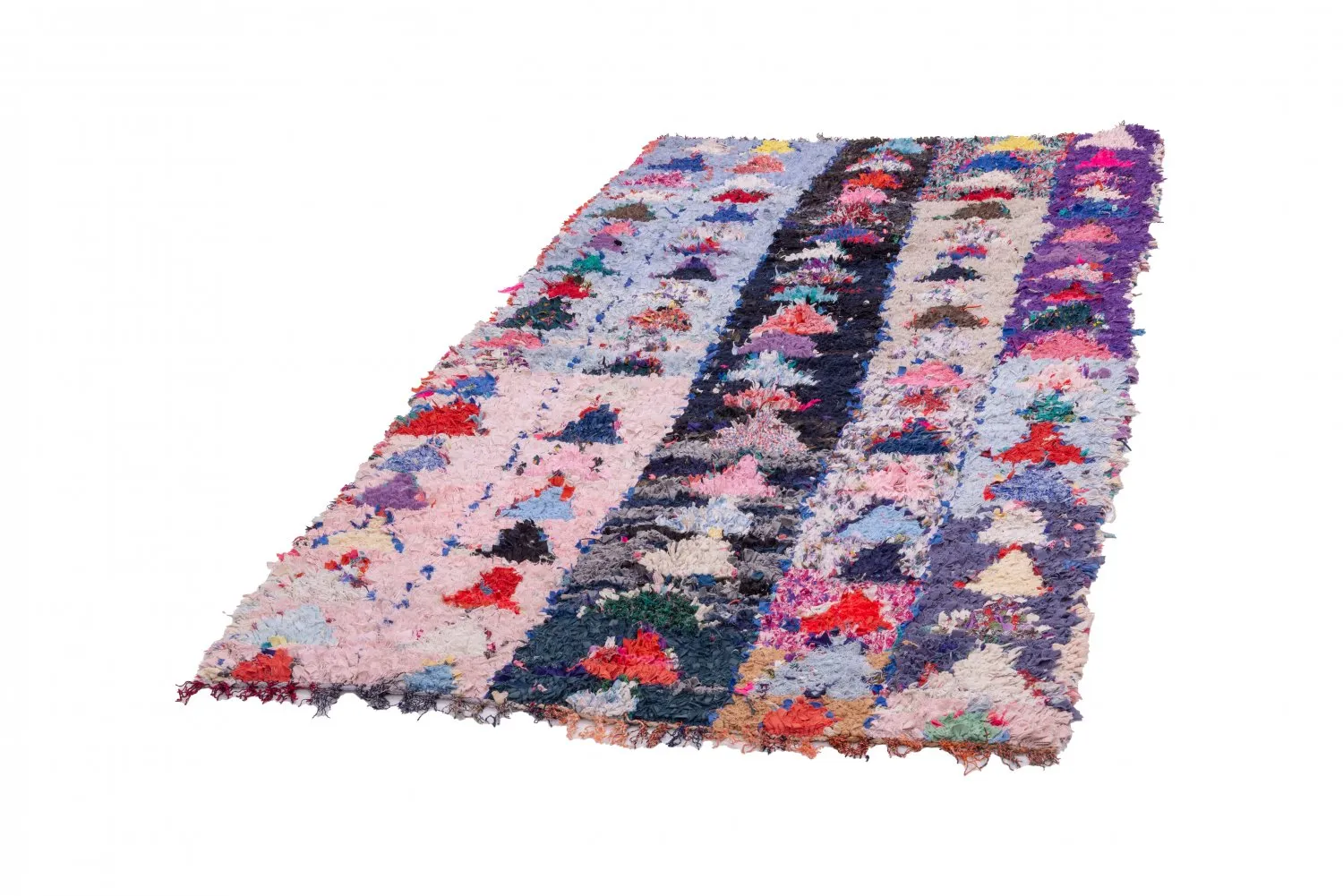 Tappeto Berberi Dal Marocco Boucherouite 225 x 120 cm