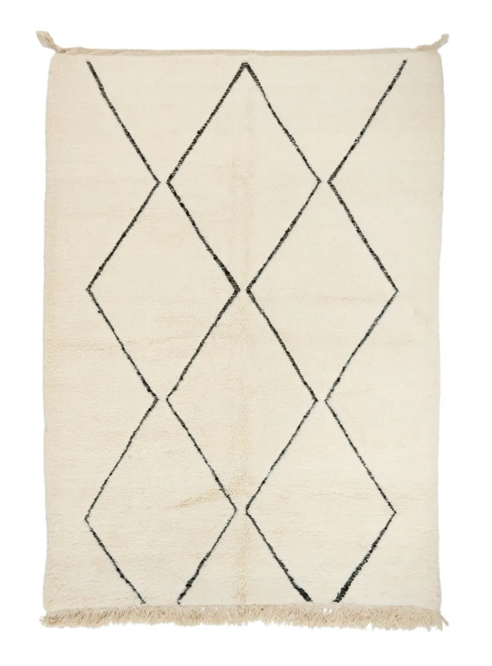 Tappeto Kilim In Stile Berbero Del Marocco Beni Ourain 205 x 290 cm