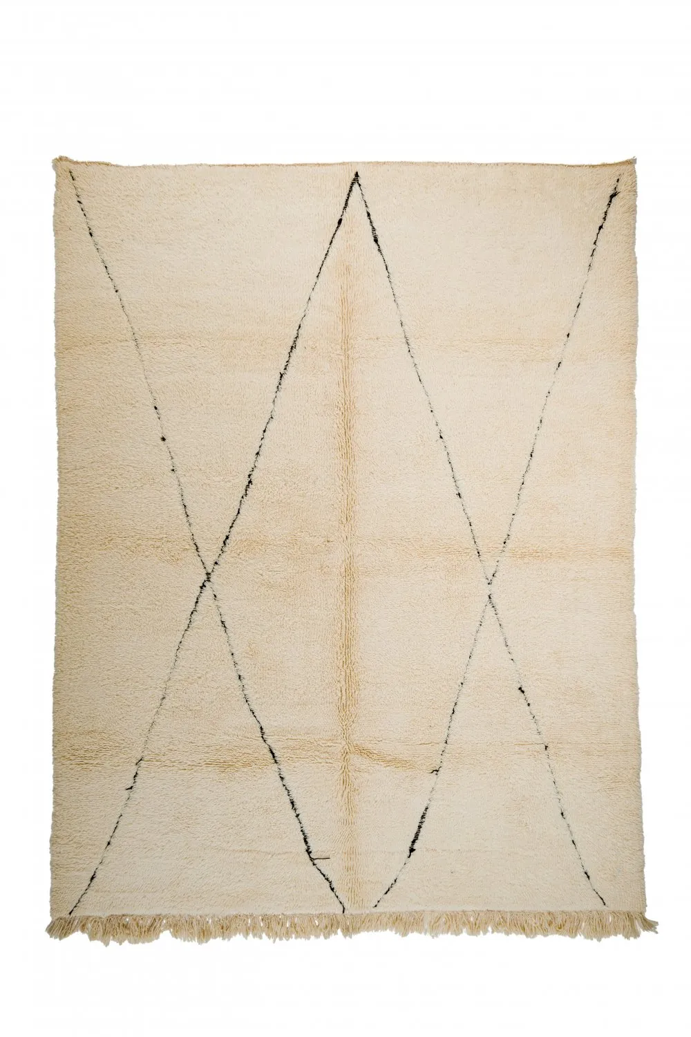 Tappeto Kilim In Stile Berbero Del Marocco Beni Ourain 335 x 255 cm