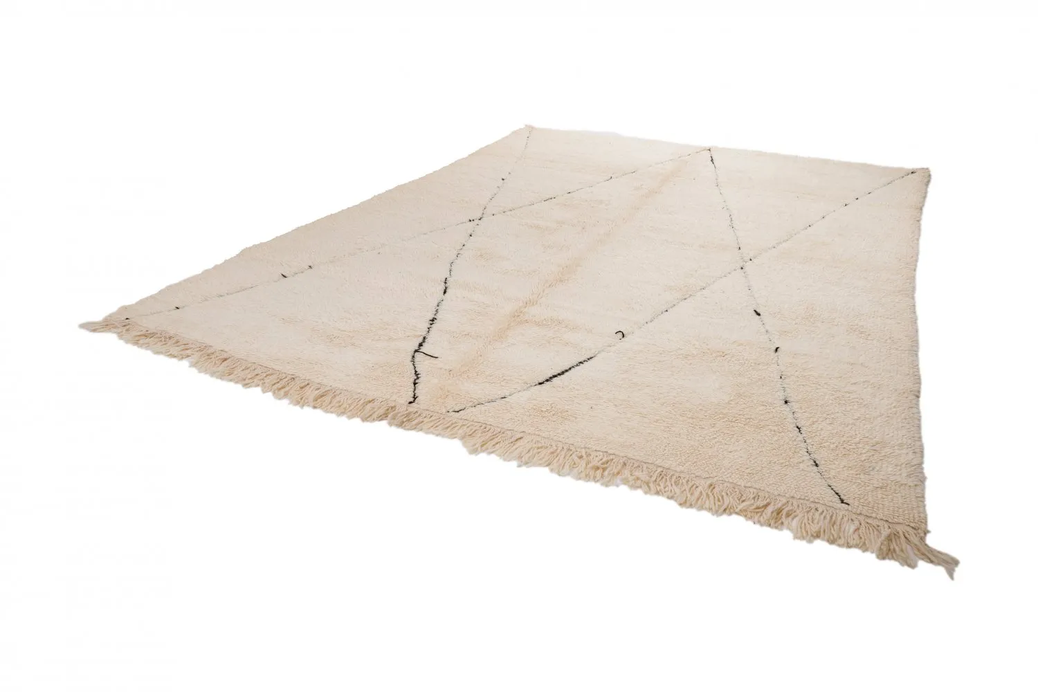 Tappeto Kilim In Stile Berbero Del Marocco Beni Ourain 335 x 255 cm