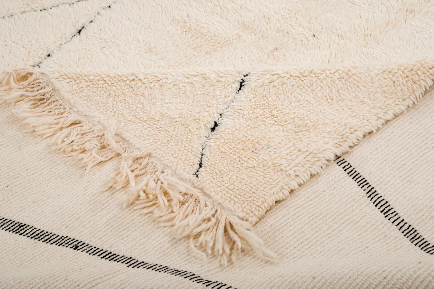 Tappeto Kilim In Stile Berbero Del Marocco Beni Ourain 335 x 255 cm