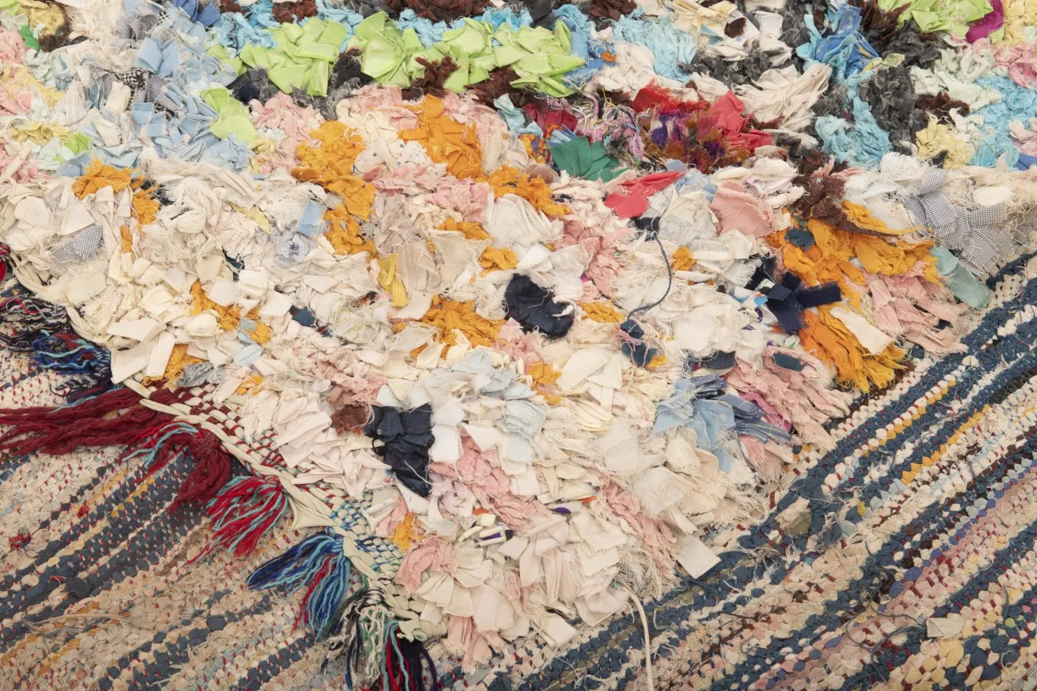 Tappeto Berberi Dal Marocco Boucherouite 210 x 160 cm