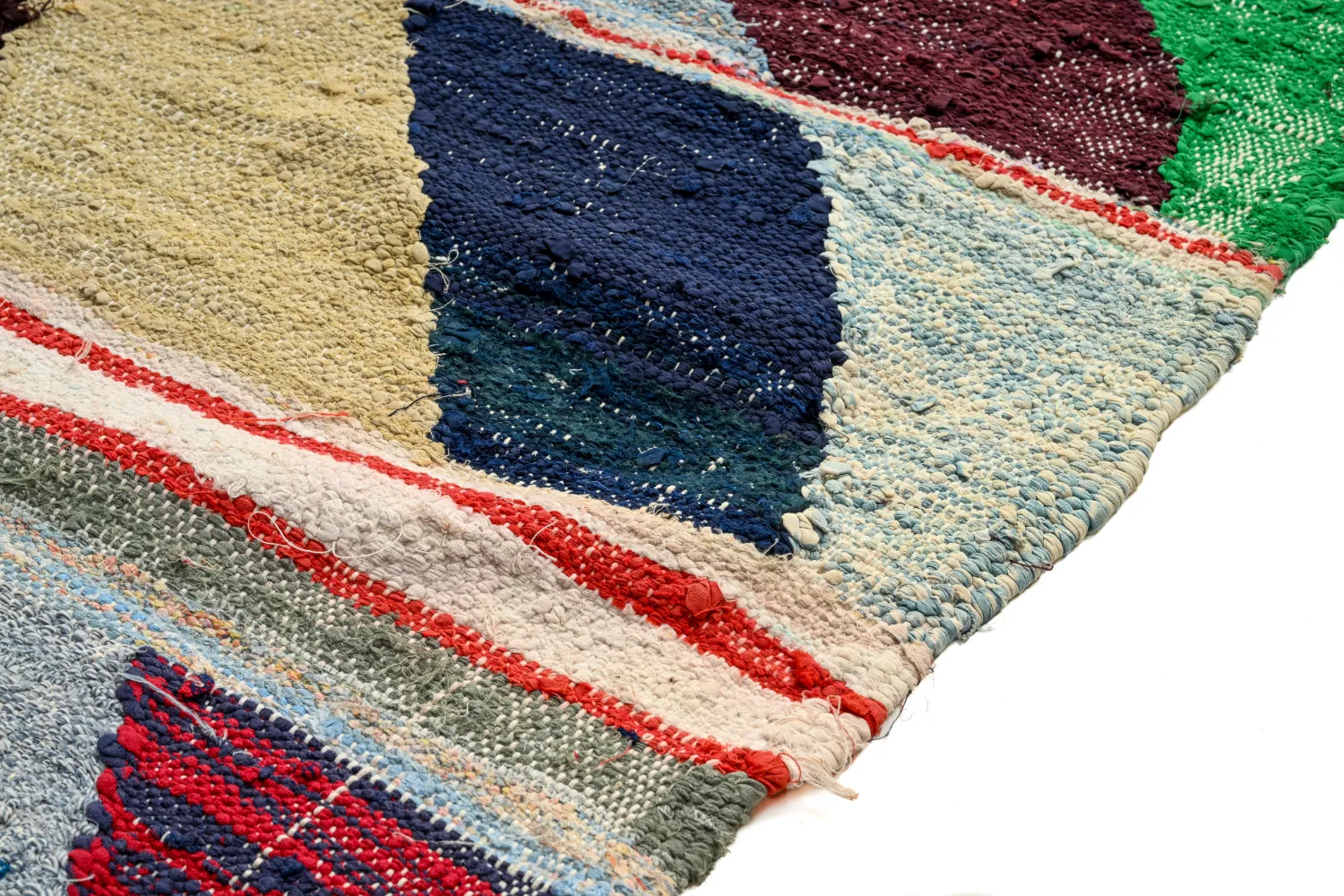 Tappeto Berberi Dal Marocco Boucherouite 145 x 280 cm