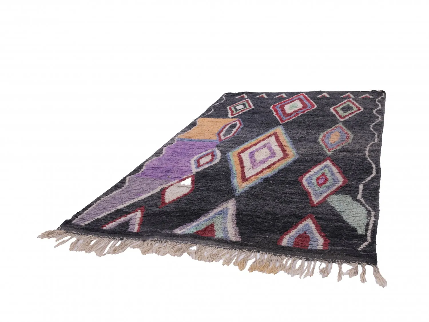 Tappeto Kilim In Stile Berbero Del Marocco Azilal 300 x 200 cm