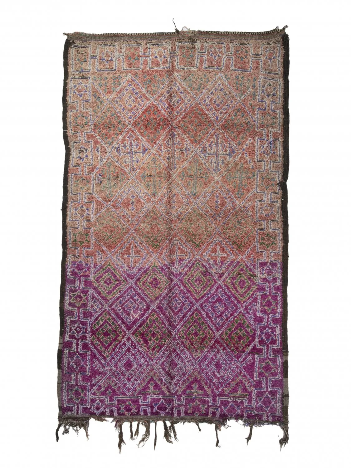 Tappeto Kilim In Stile Berbero Del Marocco Azilal Special Edition 330 x 180 cm