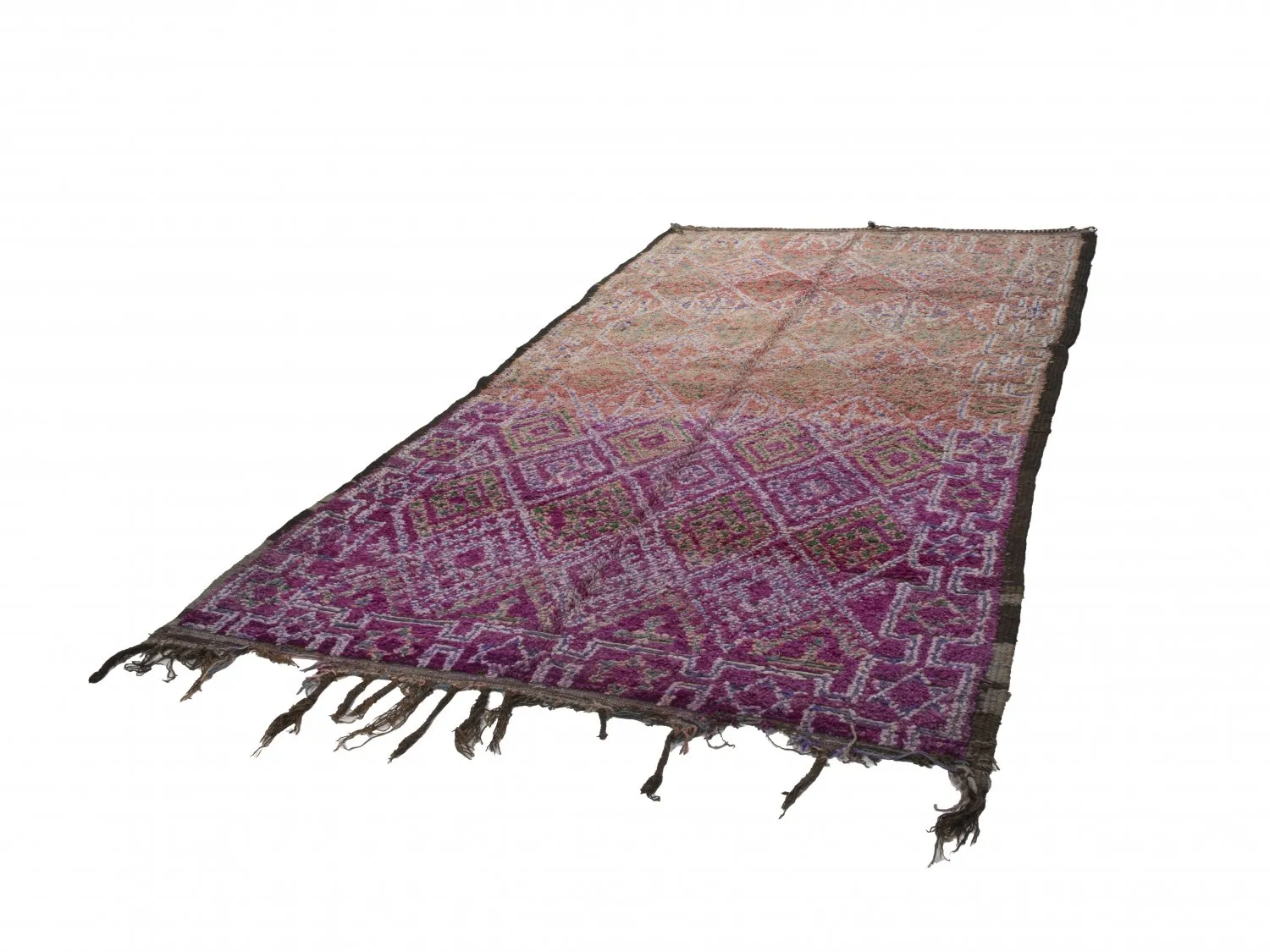 Tappeto Kilim In Stile Berbero Del Marocco Azilal Special Edition 330 x 180 cm