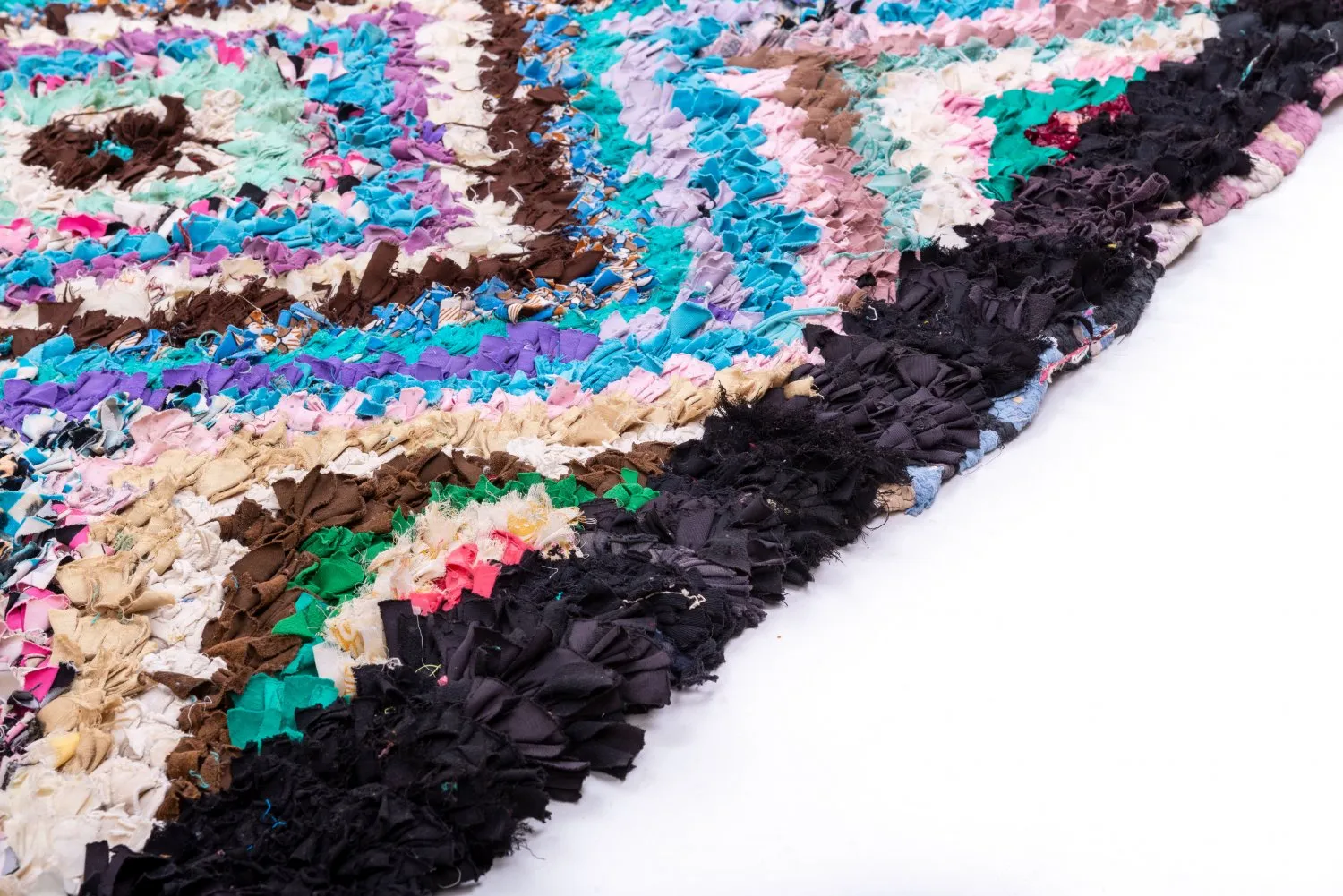 Tappeto Berberi Dal Marocco Boucherouite 195 x 120 cm