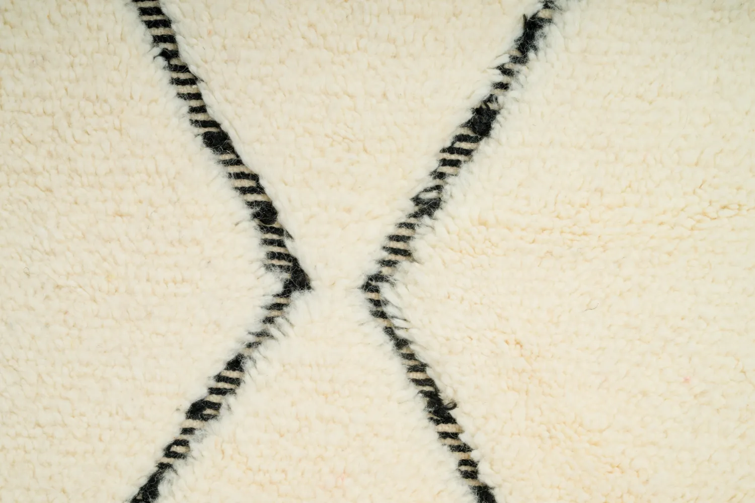 Tappeto Kilim In Stile Berbero Del Marocco Beni Ourain 205 x 290 cm
