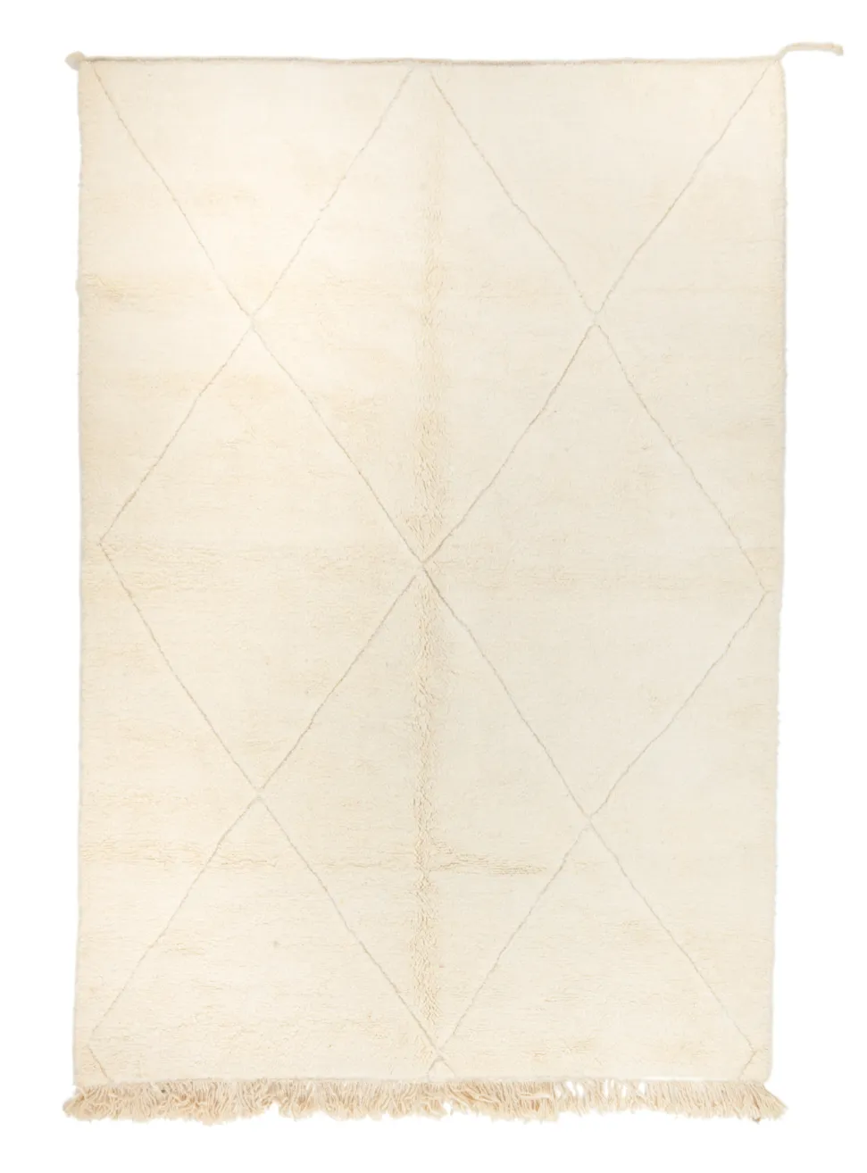 Tappeto Kilim In Stile Berbero Del Marocco Beni Ourain 205 x 310 cm