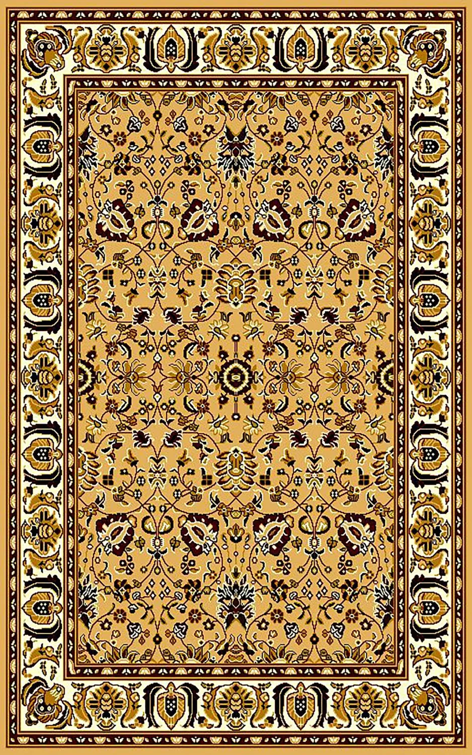 Tappeto Wilton - Peking Imperial (oro)