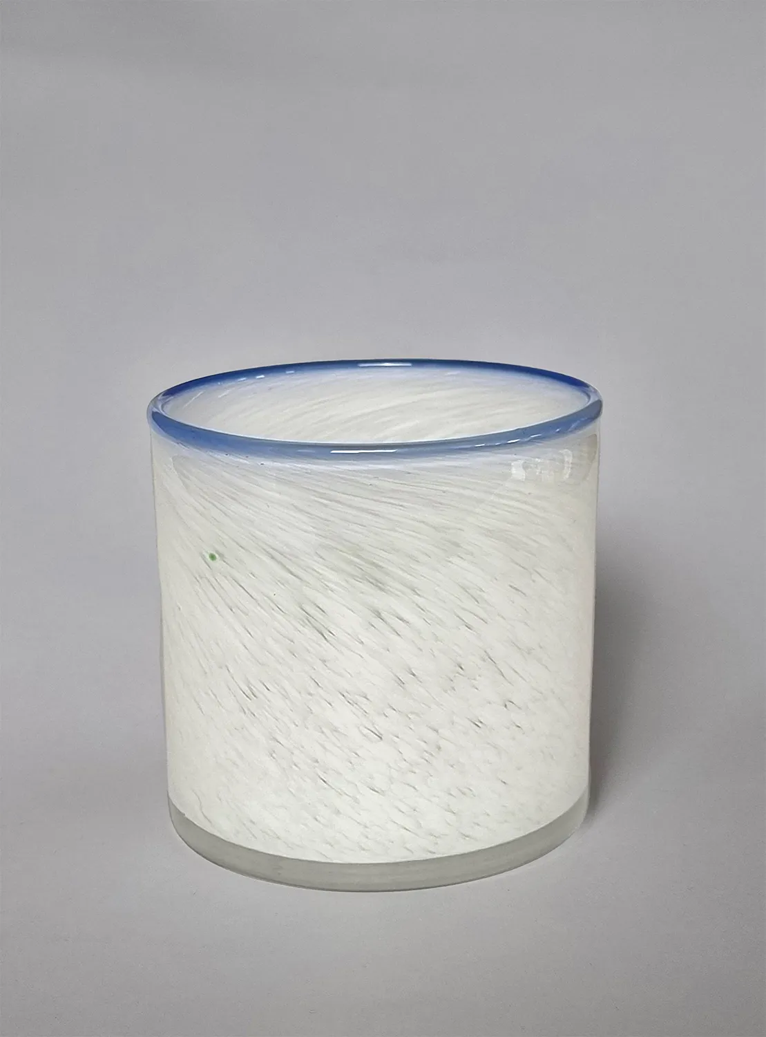 Porta candele M - Harmony (bianco/sky blue)