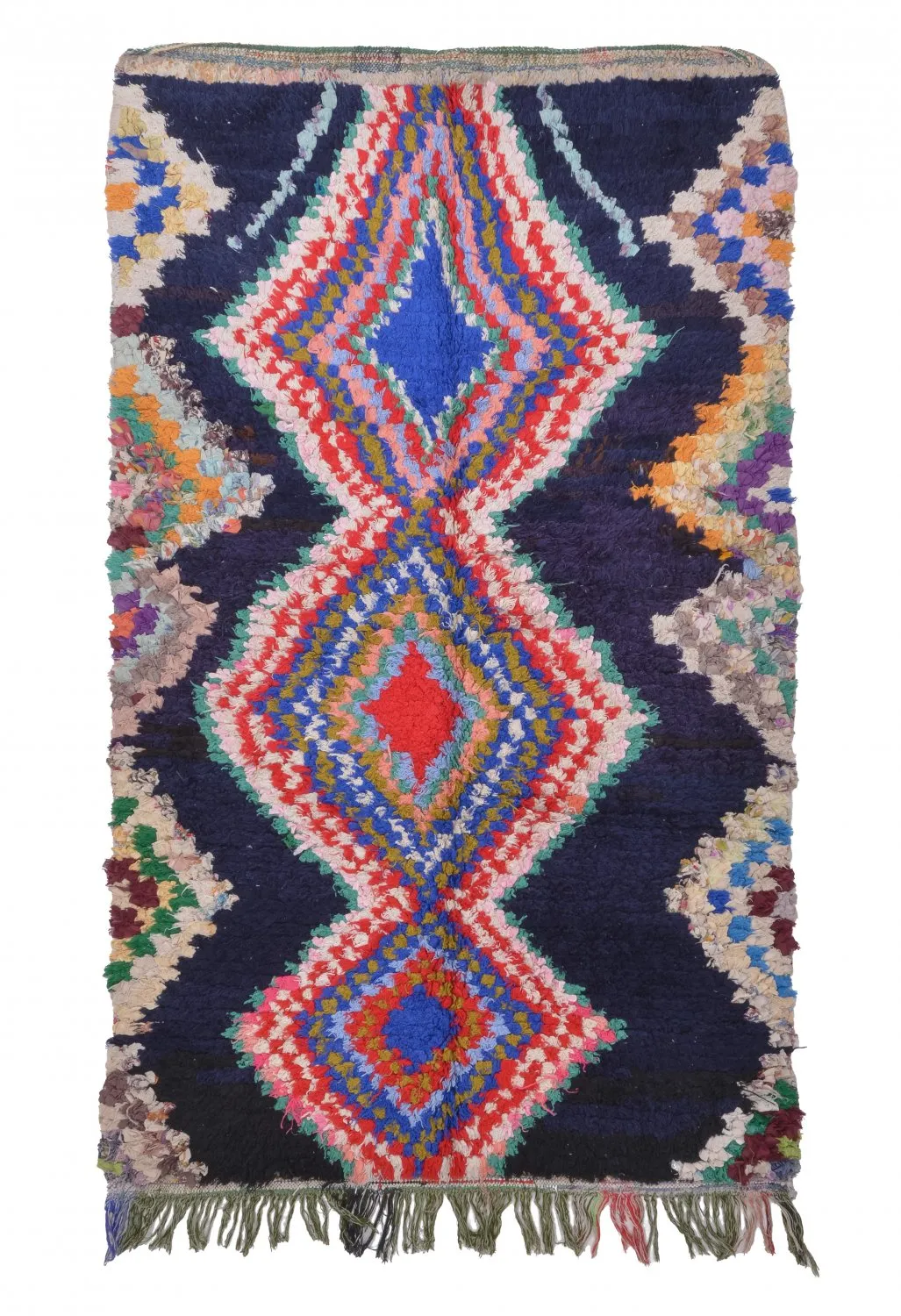 Tappeto Berberi Dal Marocco Boucherouite 190 x 115 cm
