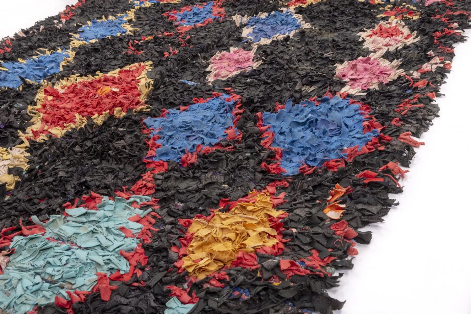 Tappeto Berberi Dal Marocco Boucherouite 260 x 125 cm