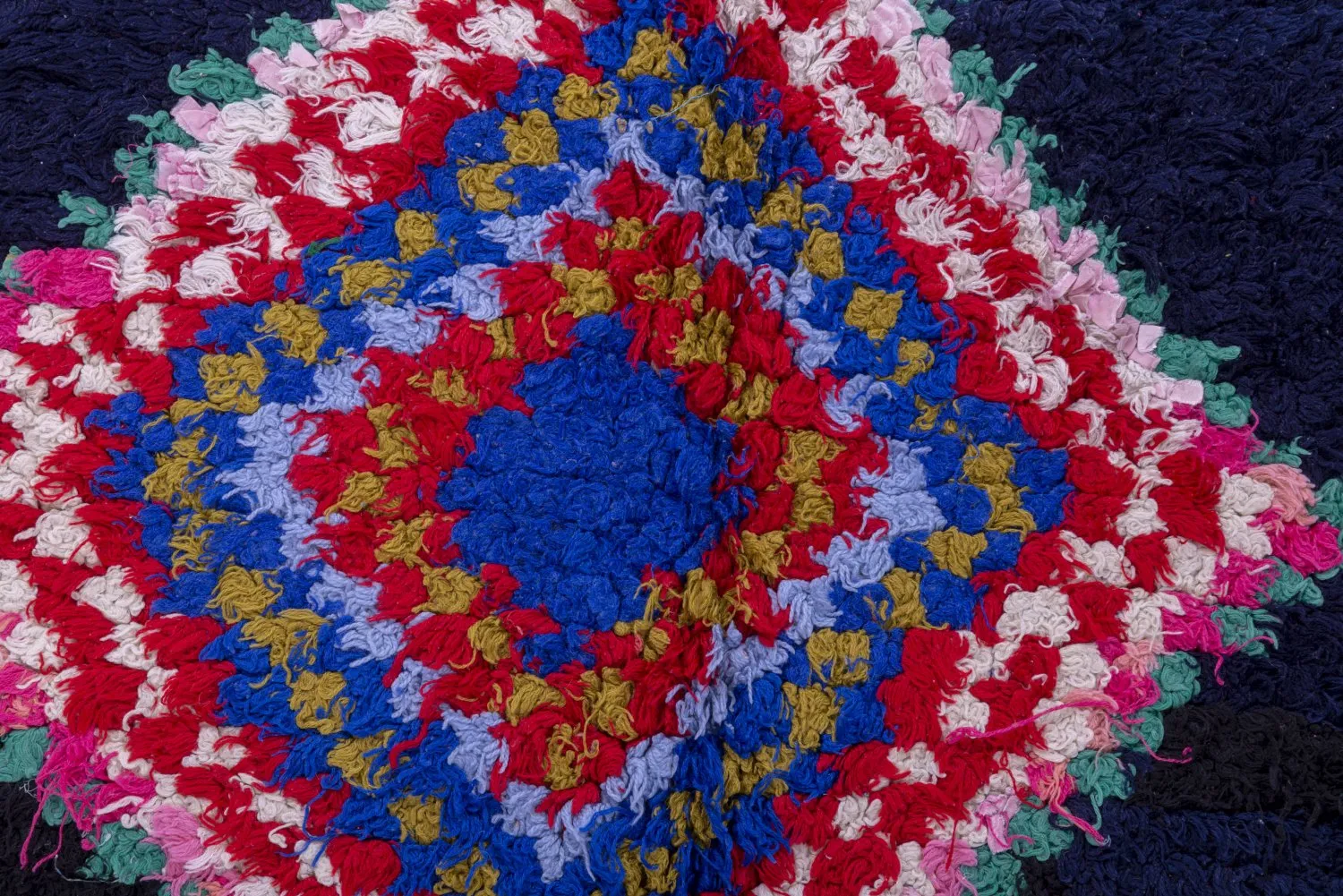 Tappeto Berberi Dal Marocco Boucherouite 190 x 115 cm