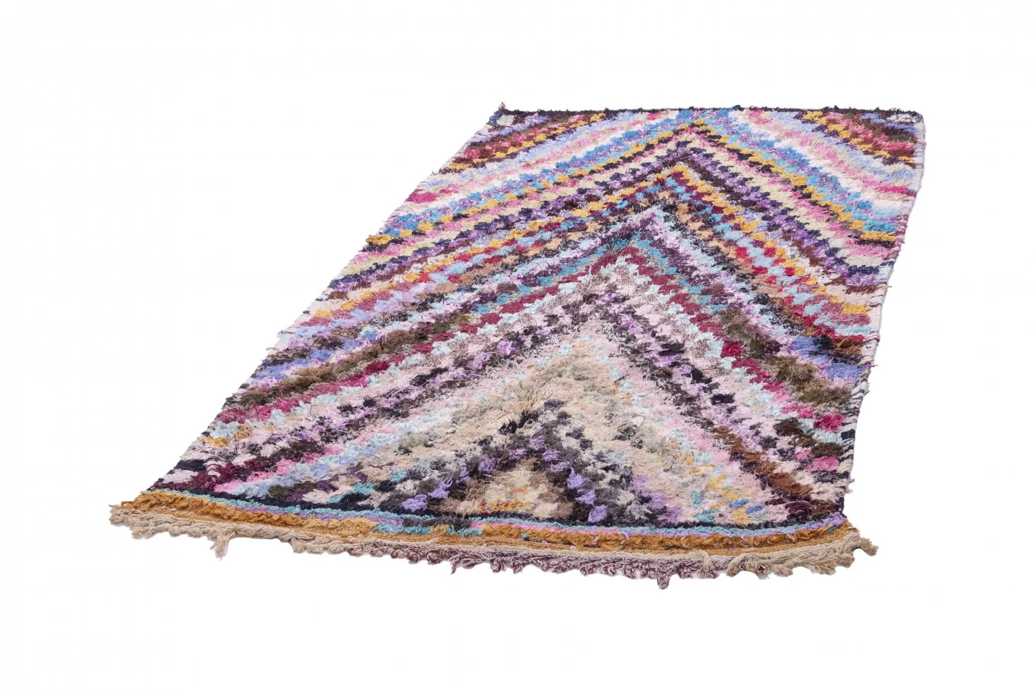 Tappeto Berberi Dal Marocco Boucherouite 220 x 125 cm