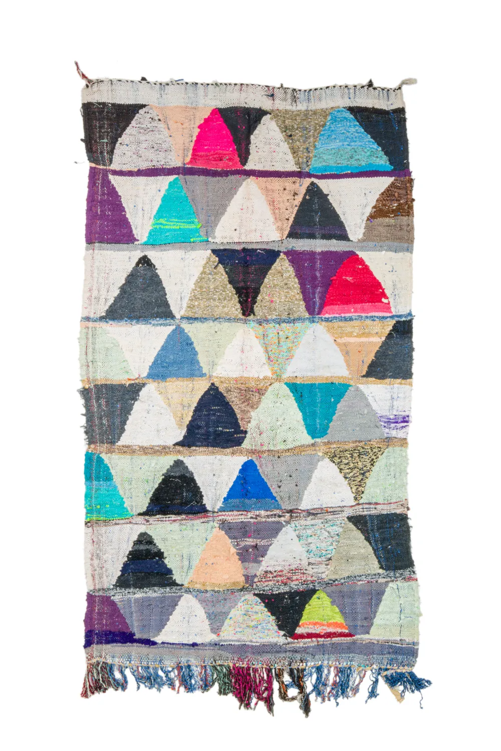 Tappeto Berberi Dal Marocco Boucherouite 125 x 230 cm