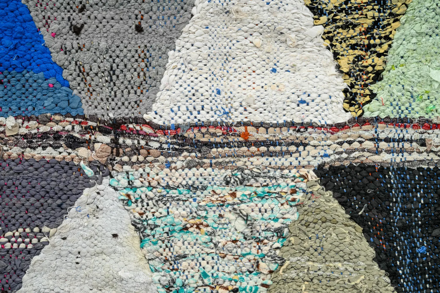 Tappeto Berberi Dal Marocco Boucherouite 125 x 230 cm