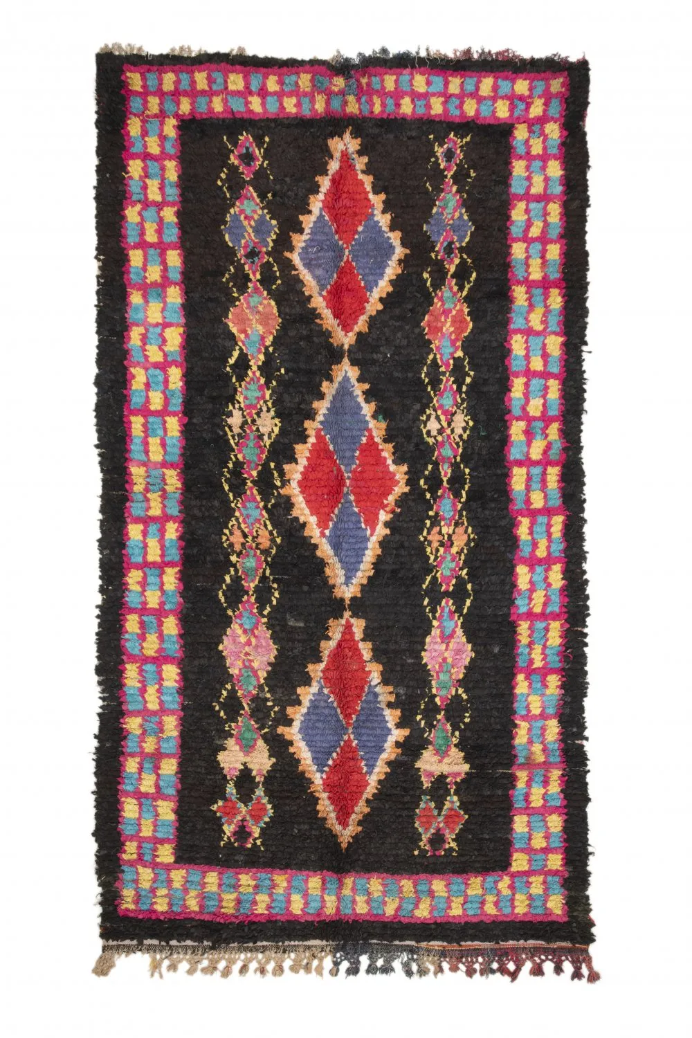 Tappeto Berberi Dal Marocco Boucherouite 315 x 165 cm