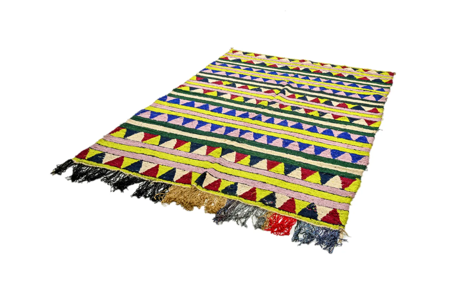 Tappeto Berberi Dal Marocco Boucherouite 170 x 255 cm