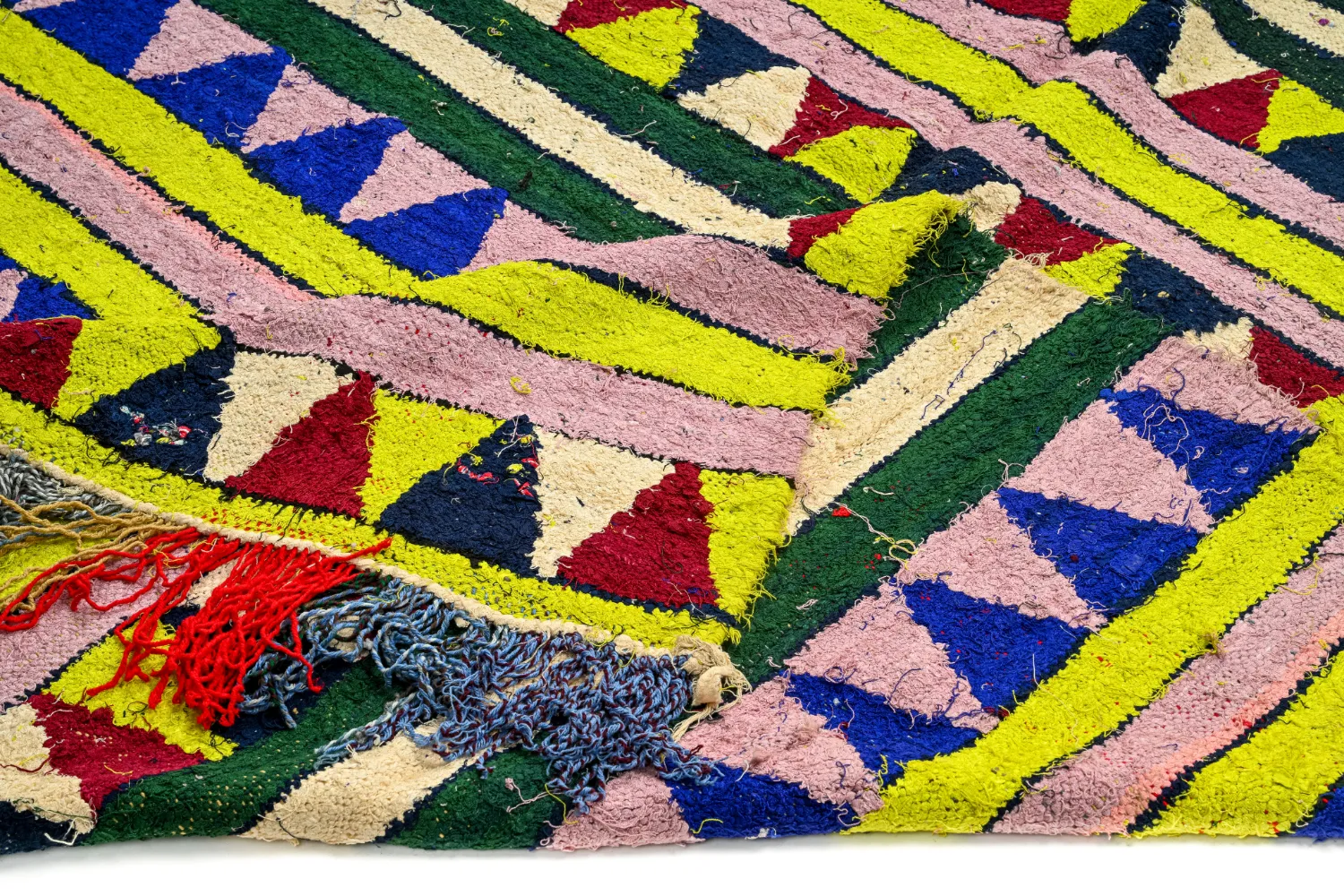 Tappeto Berberi Dal Marocco Boucherouite 170 x 255 cm