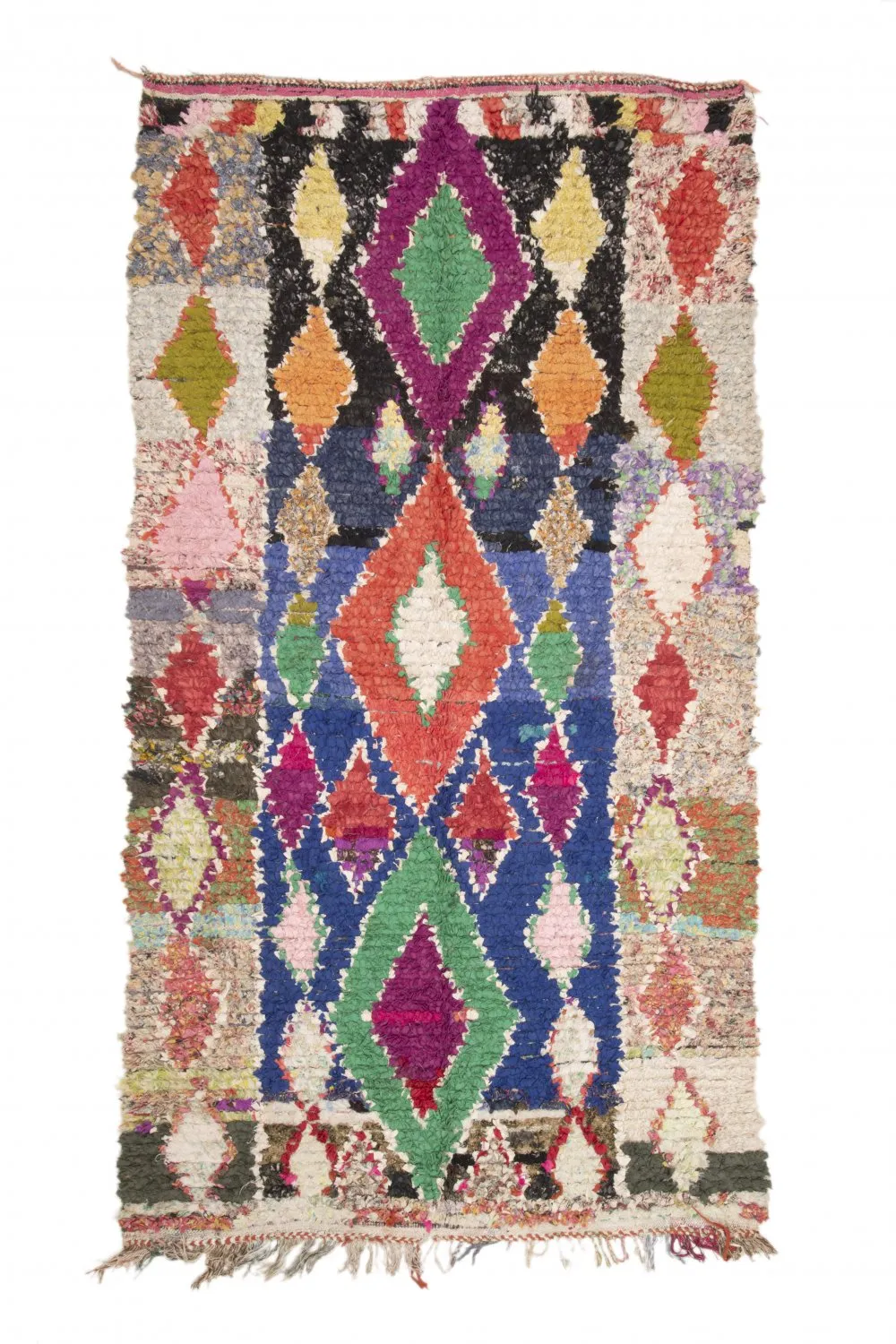 Tappeto Berberi Dal Marocco Boucherouite 295 x 150 cm