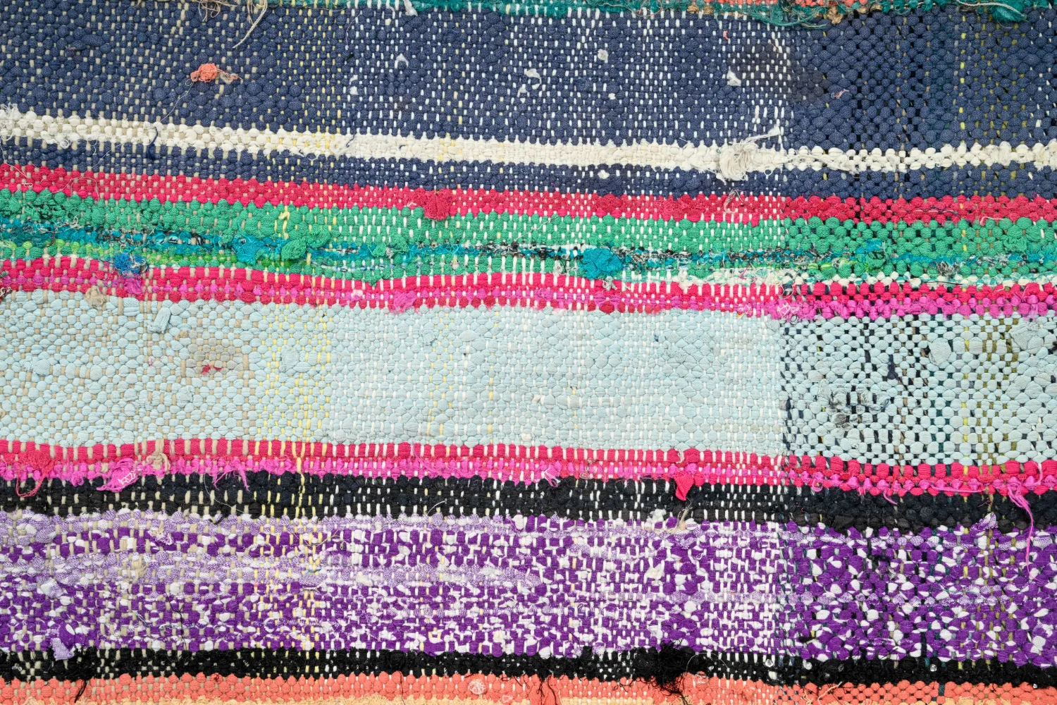 Tappeto Berberi Dal Marocco Boucherouite 135 x 240 cm