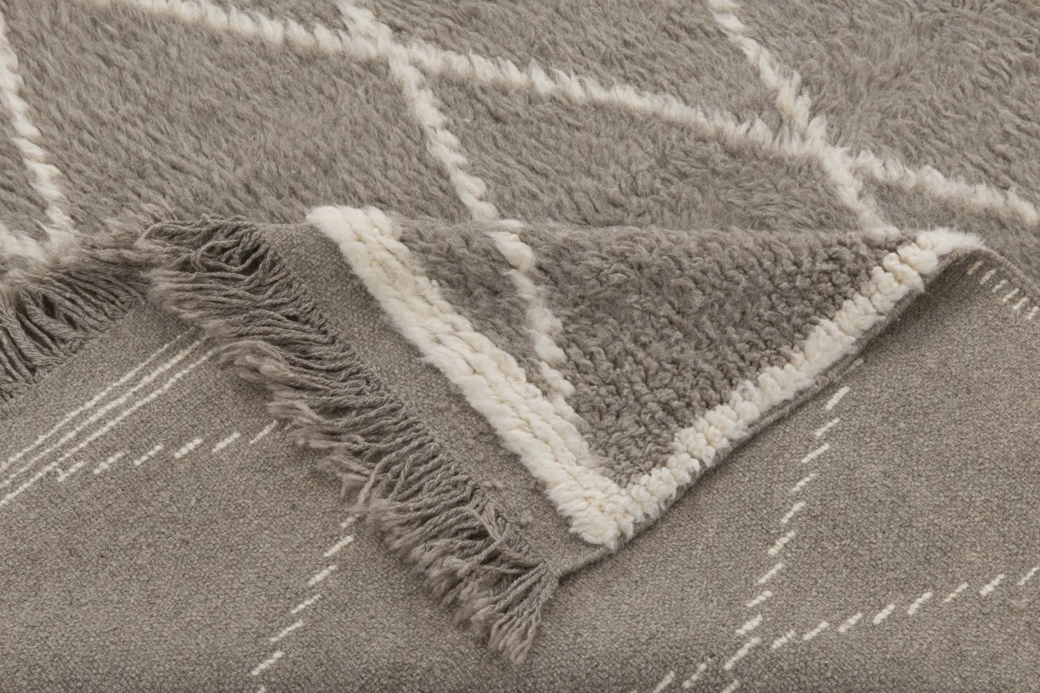 Tappeto Kilim In Stile Berbero Del Marocco Azilal 270 x 150 cm
