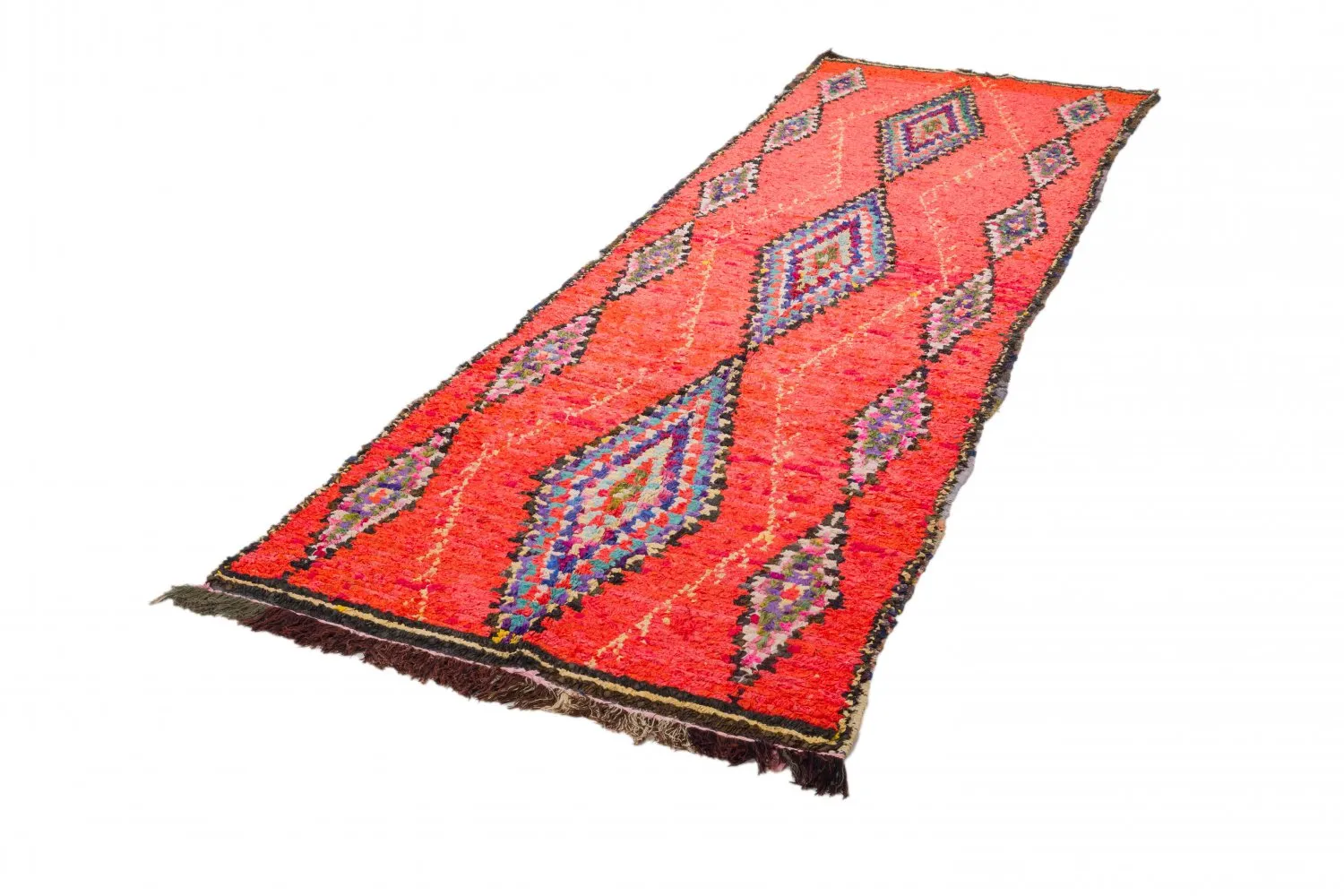 Tappeto Berberi Dal Marocco Boucherouite 360 x 170 cm