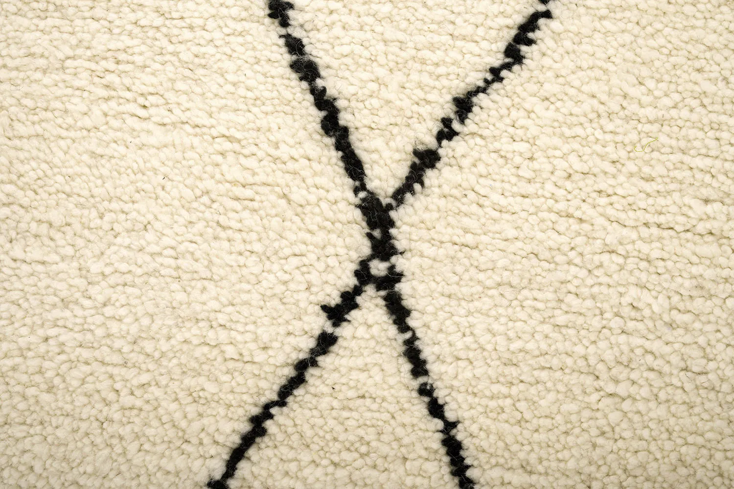 Tappeto Kilim In Stile Berbero Del Marocco Beni Ourain 155 x 270 cm