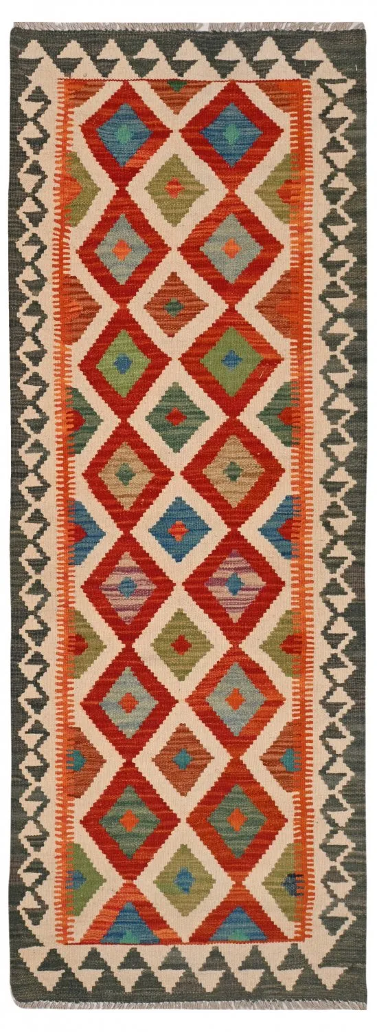 Tappeto kilim orientale 199 x 74 cm