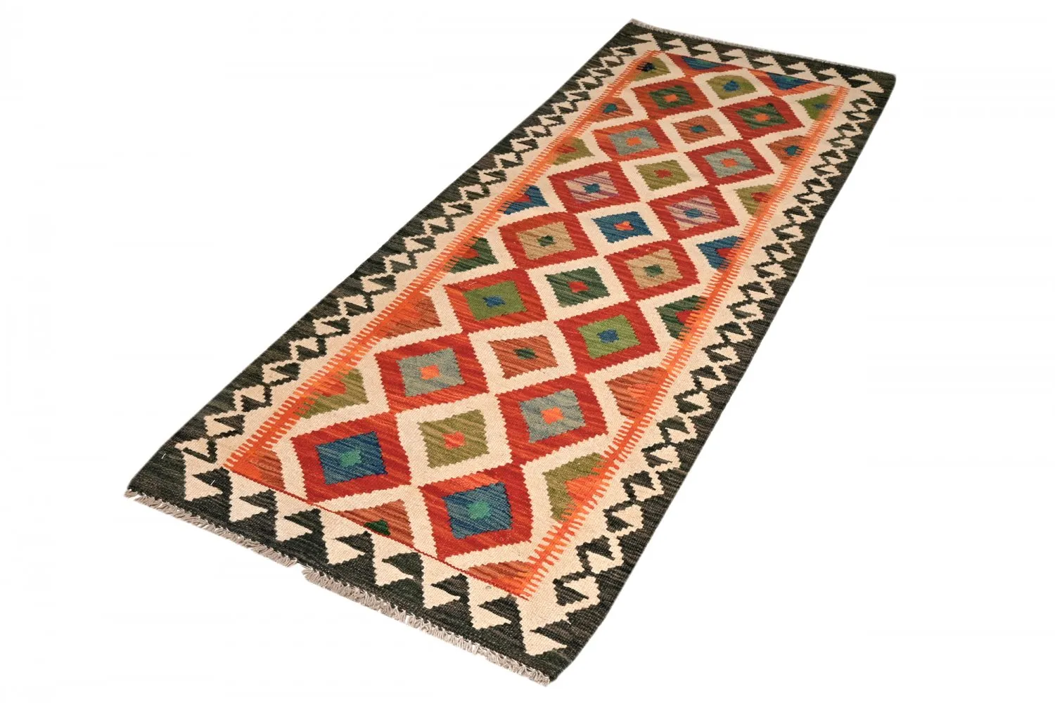 Tappeto kilim orientale 199 x 74 cm