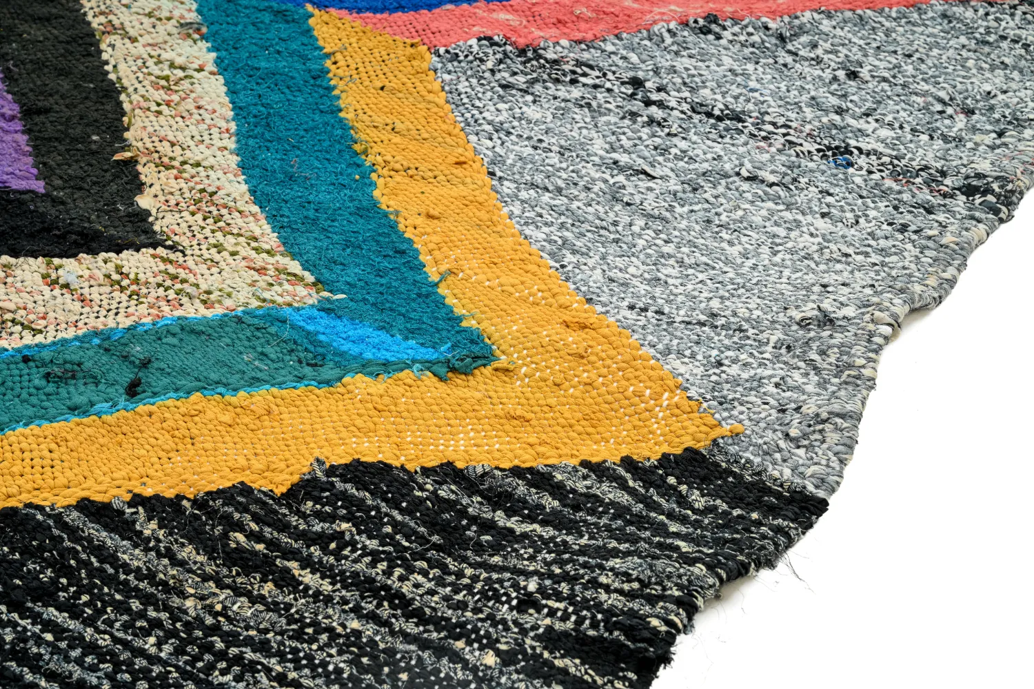 Tappeto Berberi Dal Marocco Boucherouite 140 x 235 cm