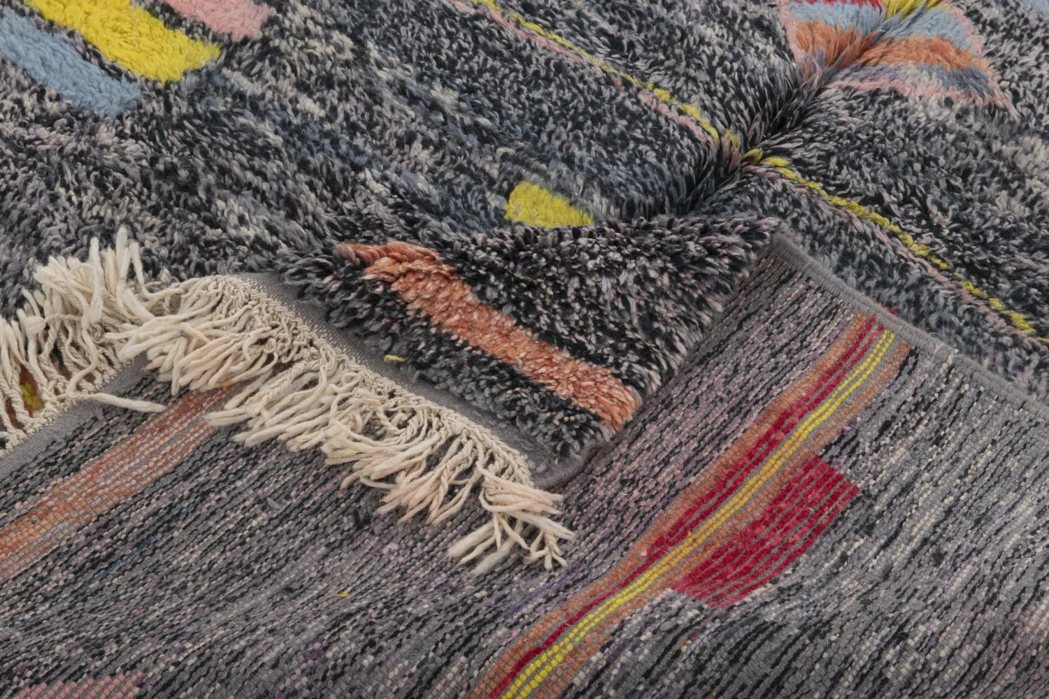 Tappeto Kilim In Stile Berbero Del Marocco Azilal 260 x 160 cm
