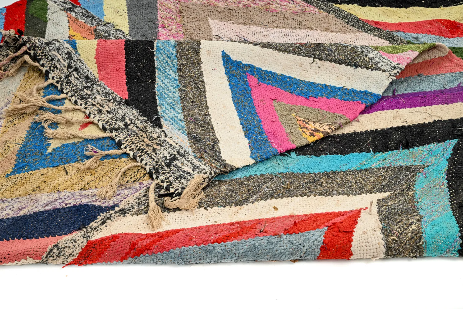Tappeto Berberi Dal Marocco Boucherouite 165 x 270 cm