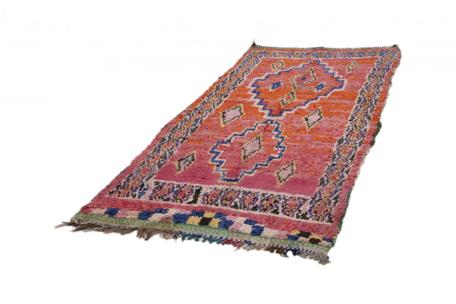 Tappeti Berberi Dal Marocco Boucherouite 275 x 130 cm