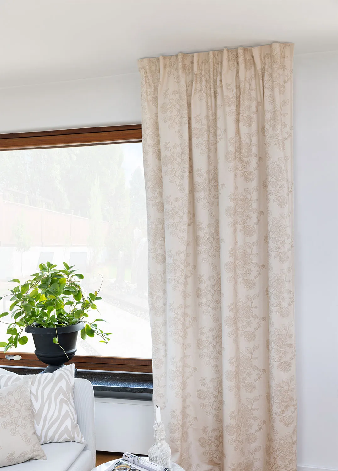 Tende - Cortina di cotone Minna (beige)