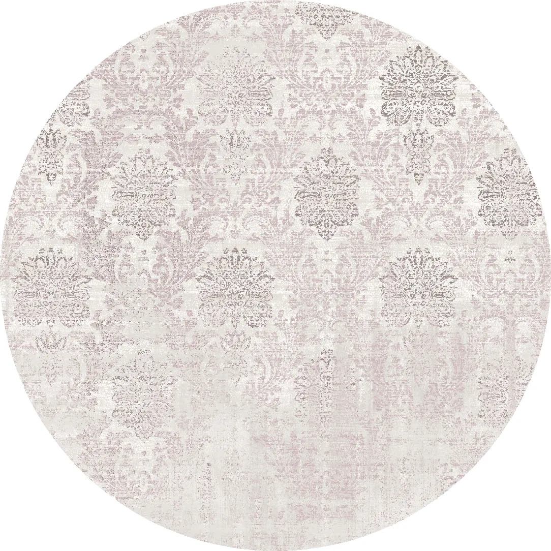 Tappeto rotondo - Abyar (rosa)