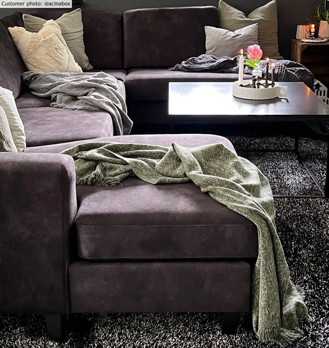 Tappeto A Pelo Lungo - Cosy (antracite)