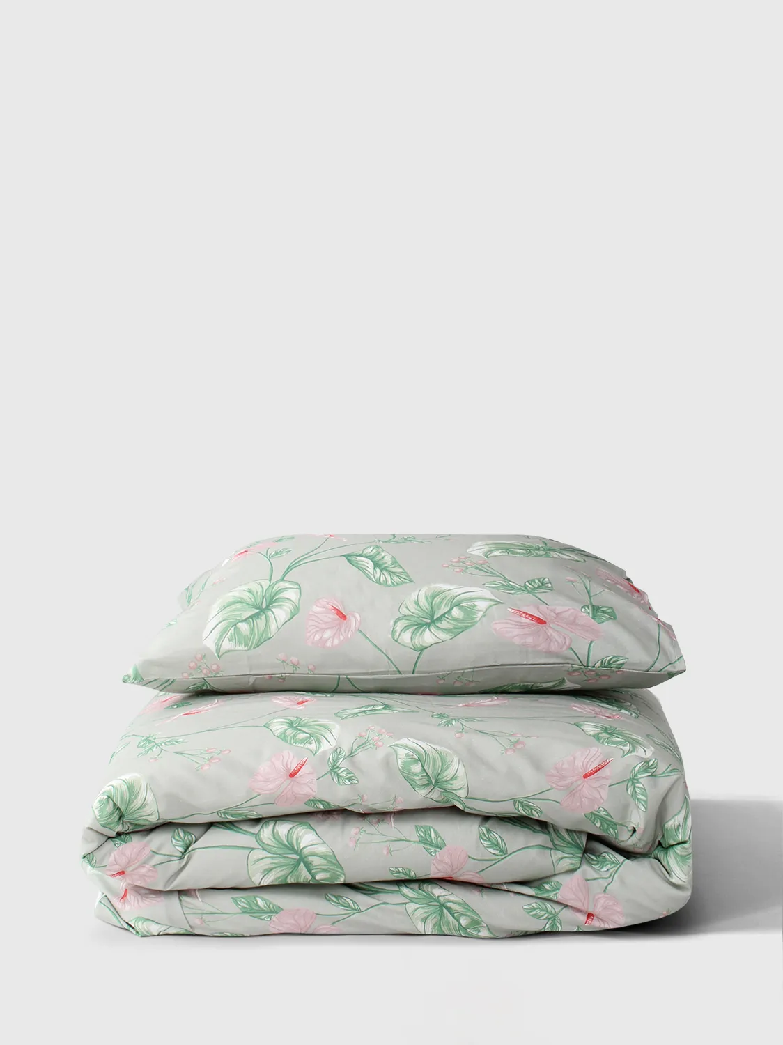 Set copripiumino - Adella (verde/viola)
