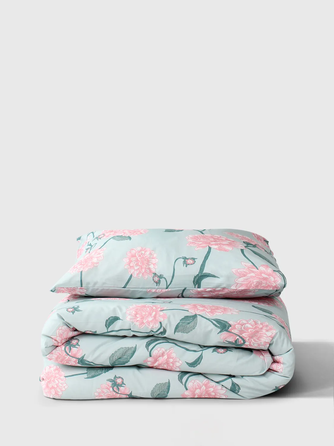 Set copripiumino - Alyssa (verde/rosa)