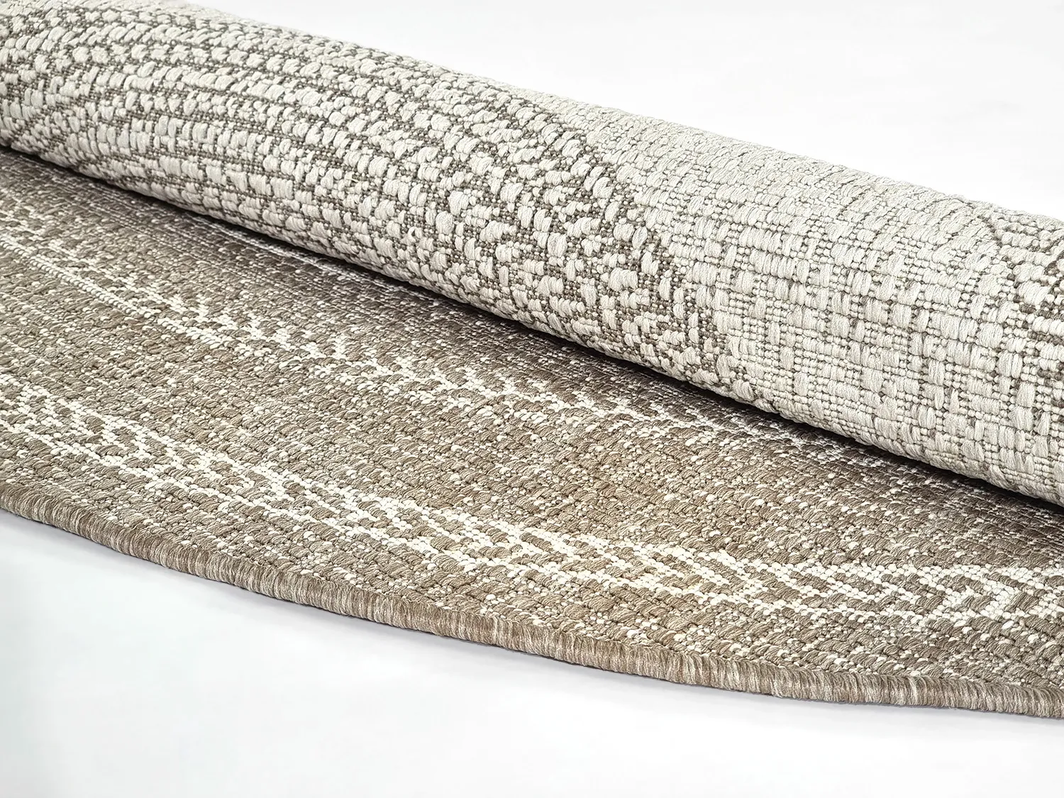 Tappeti rotondi - Indoor/Outdoor Angus (beige)