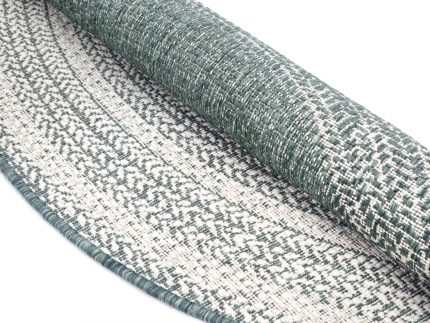 Tappeti rotondi - Indoor/Outdoor Angus (verde)