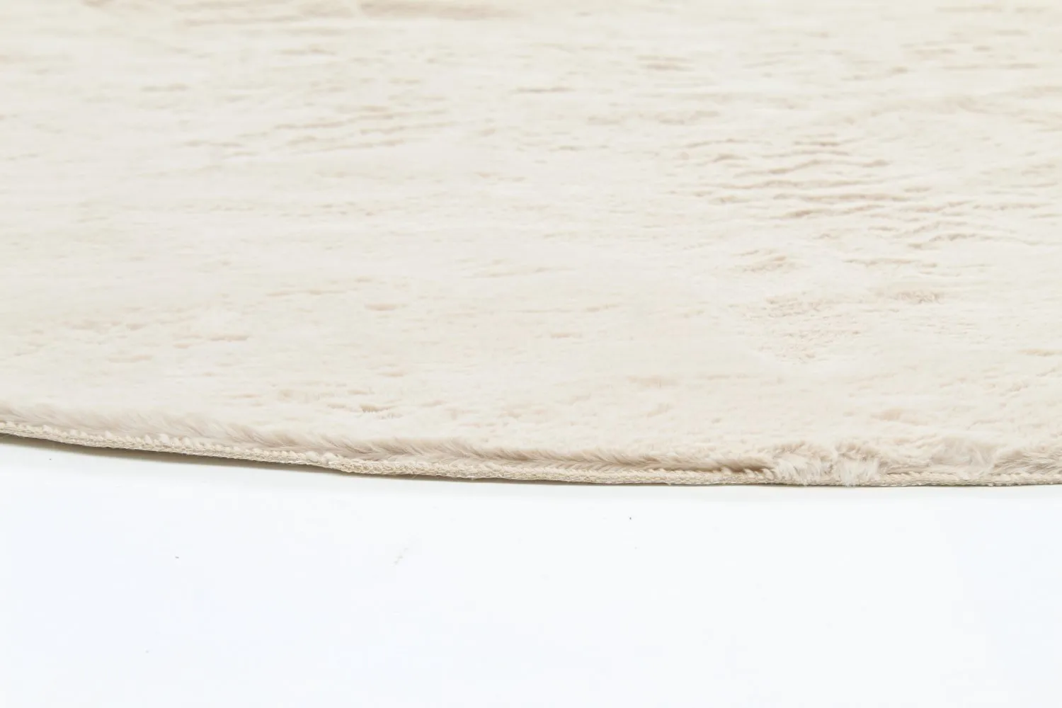 Tappeti rotondi - Aranga Super Soft Fur (beige)