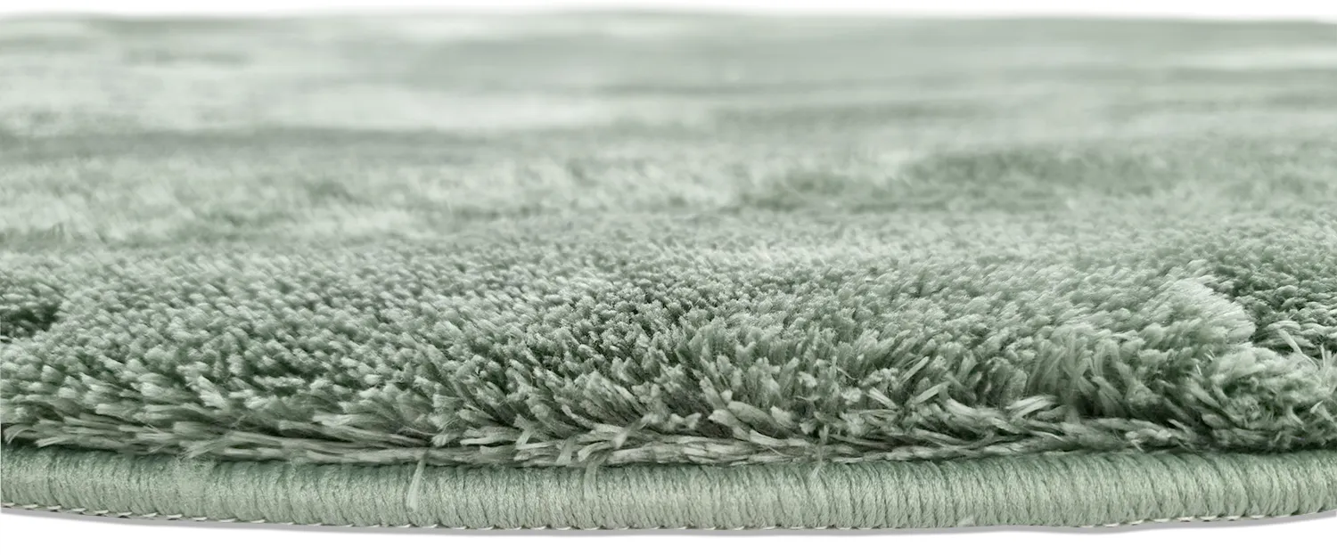 Tappeti rotondi - Aranga Super Soft Fur (verde)