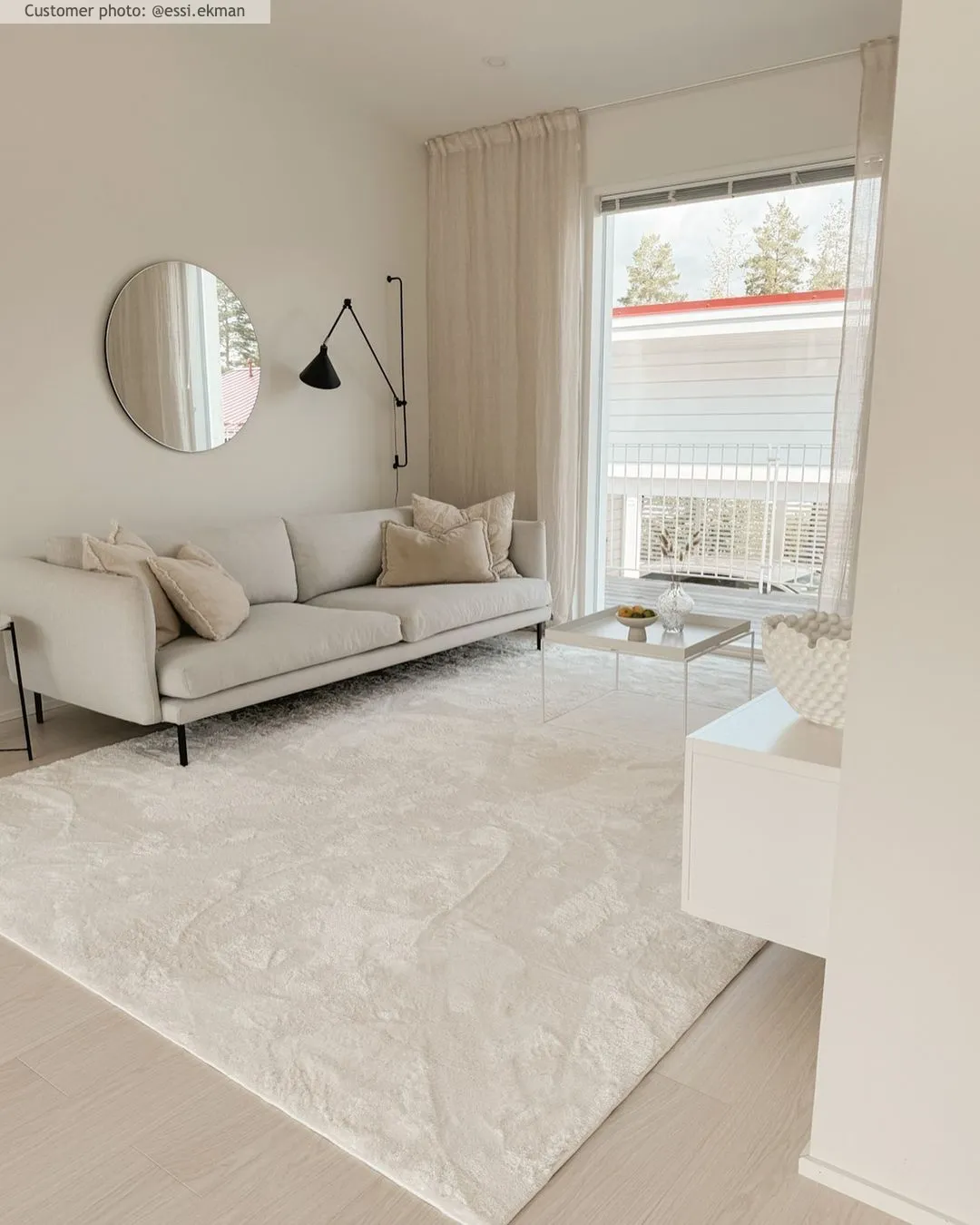 Tappeto A Pelo Lungo - Aranga Super Soft Fur (bianco)