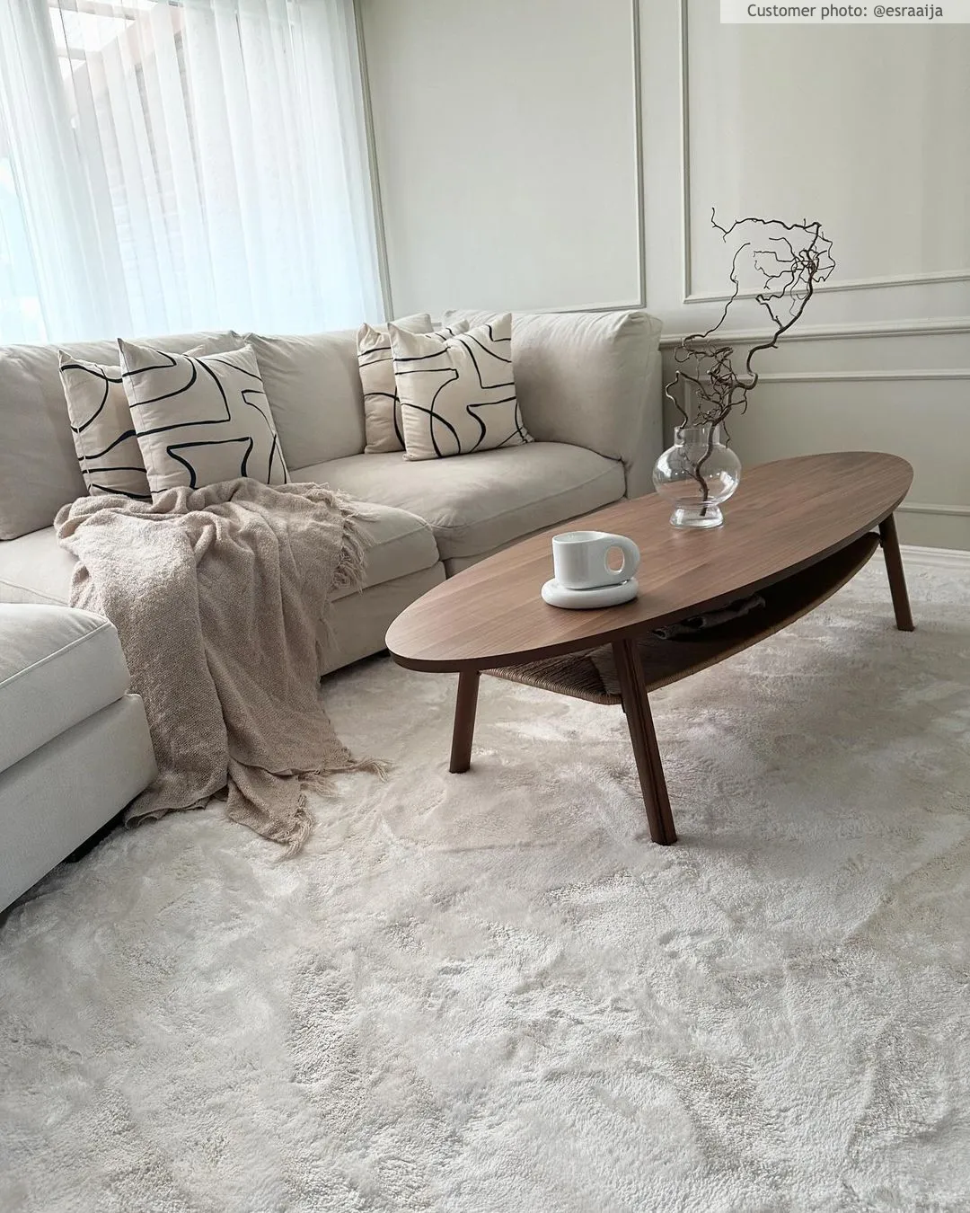 Tappeto A Pelo Lungo - Aranga Super Soft Fur (bianco)