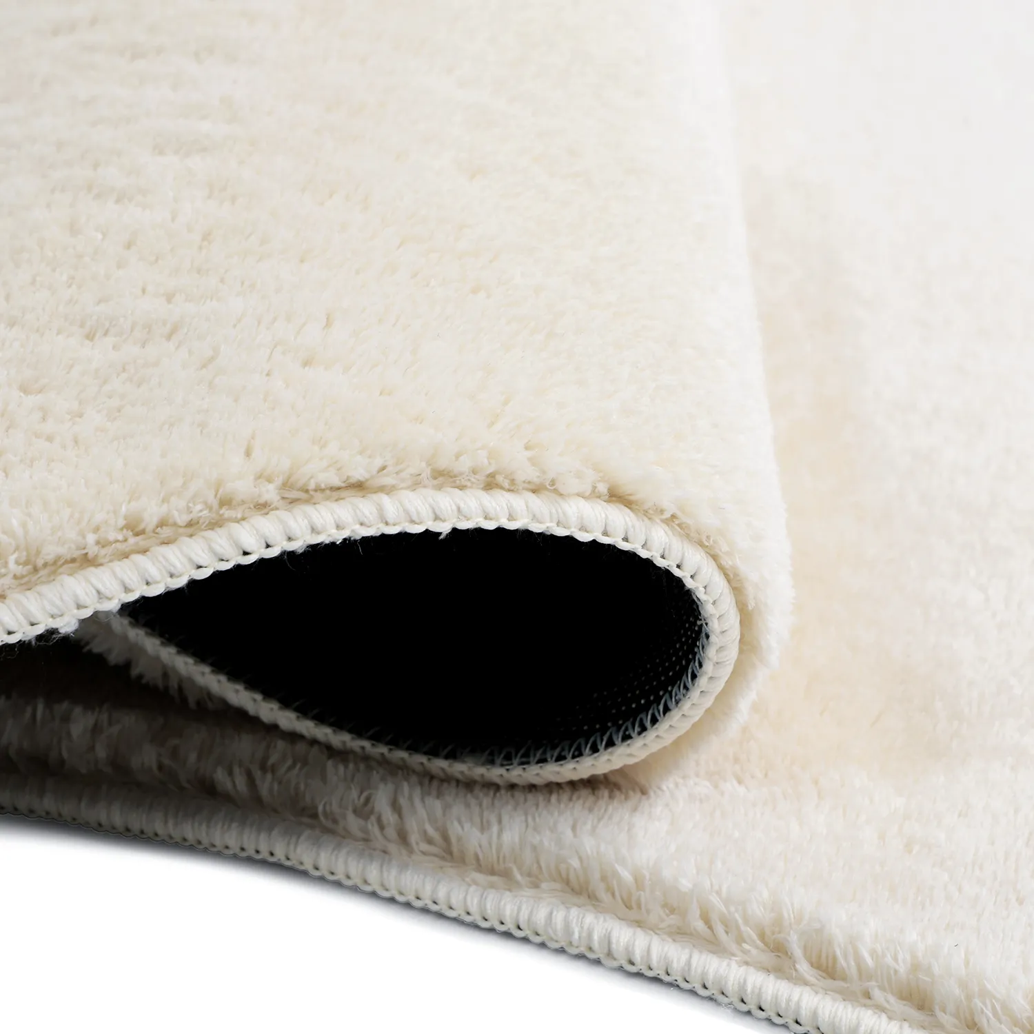 Tappeto Shaggy Ondulato Asimmetrico - Aranga Super Soft Fur (beige)