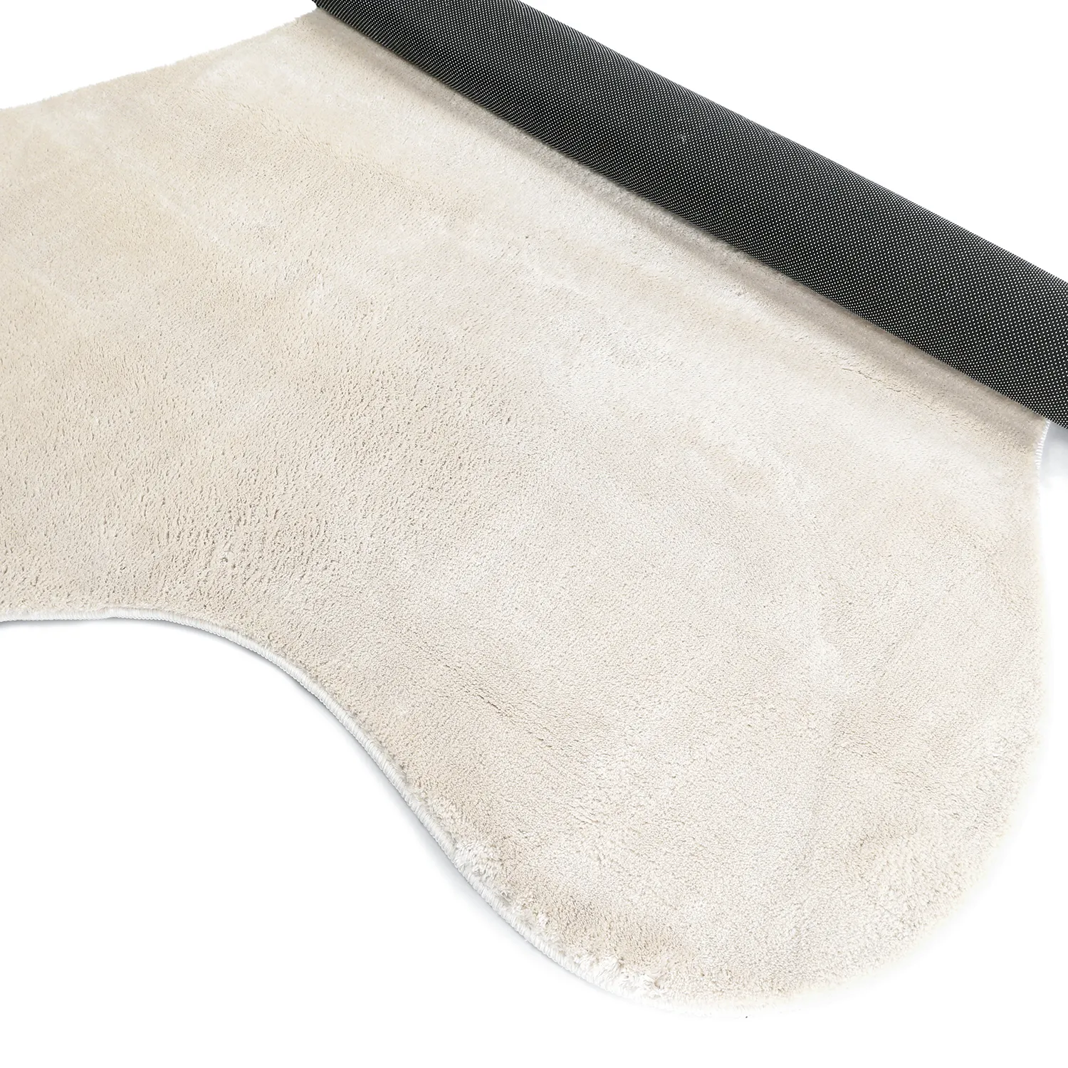 Tappeto Shaggy Ondulato Asimmetrico - Aranga Super Soft Fur (beige)